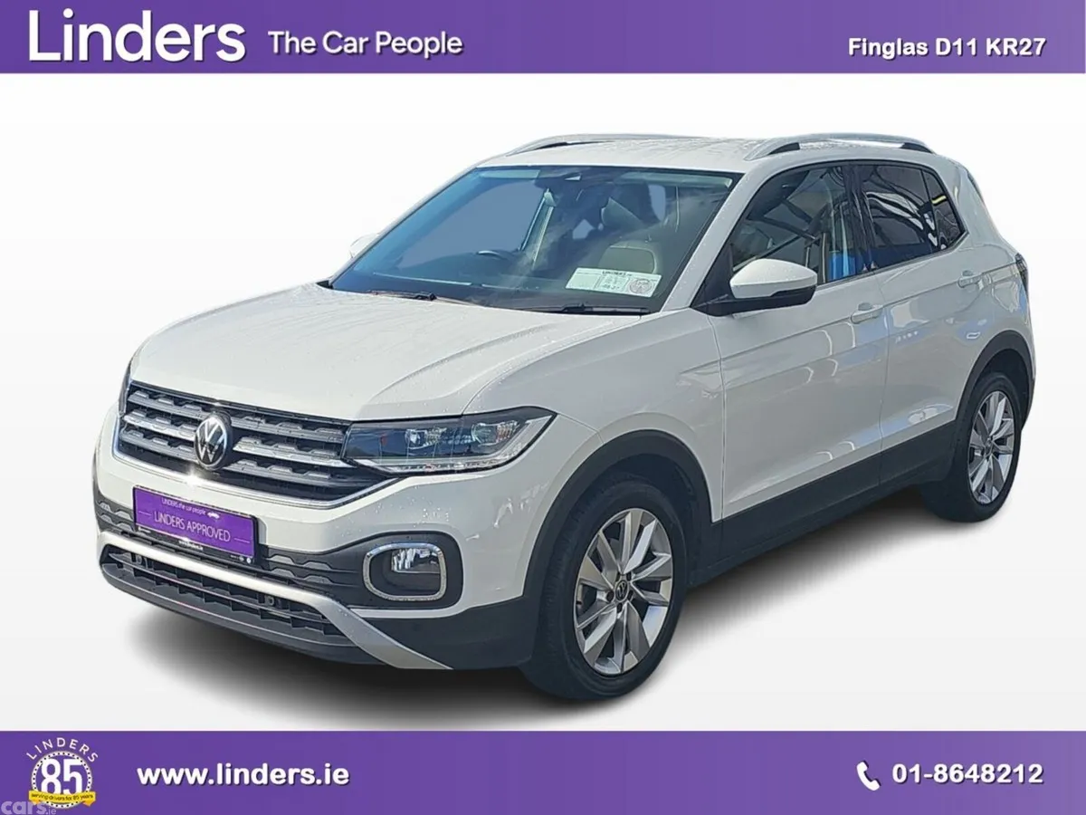 Volkswagen T-Cross Estate, Petrol, 2022, White