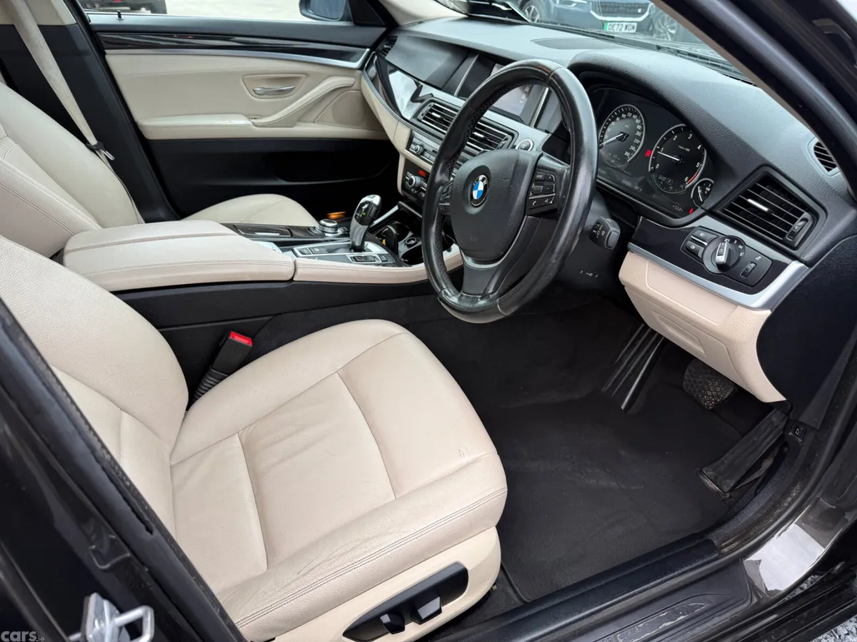 BMW 5-Series Saloon, Diesel, 2014, Brown