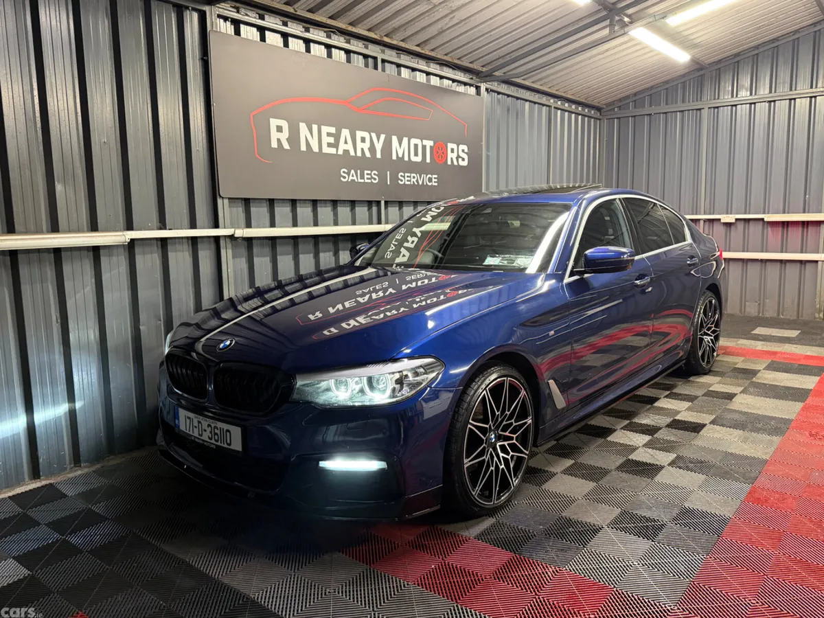 BMW 5-Series Saloon, Diesel, 2017, Blue