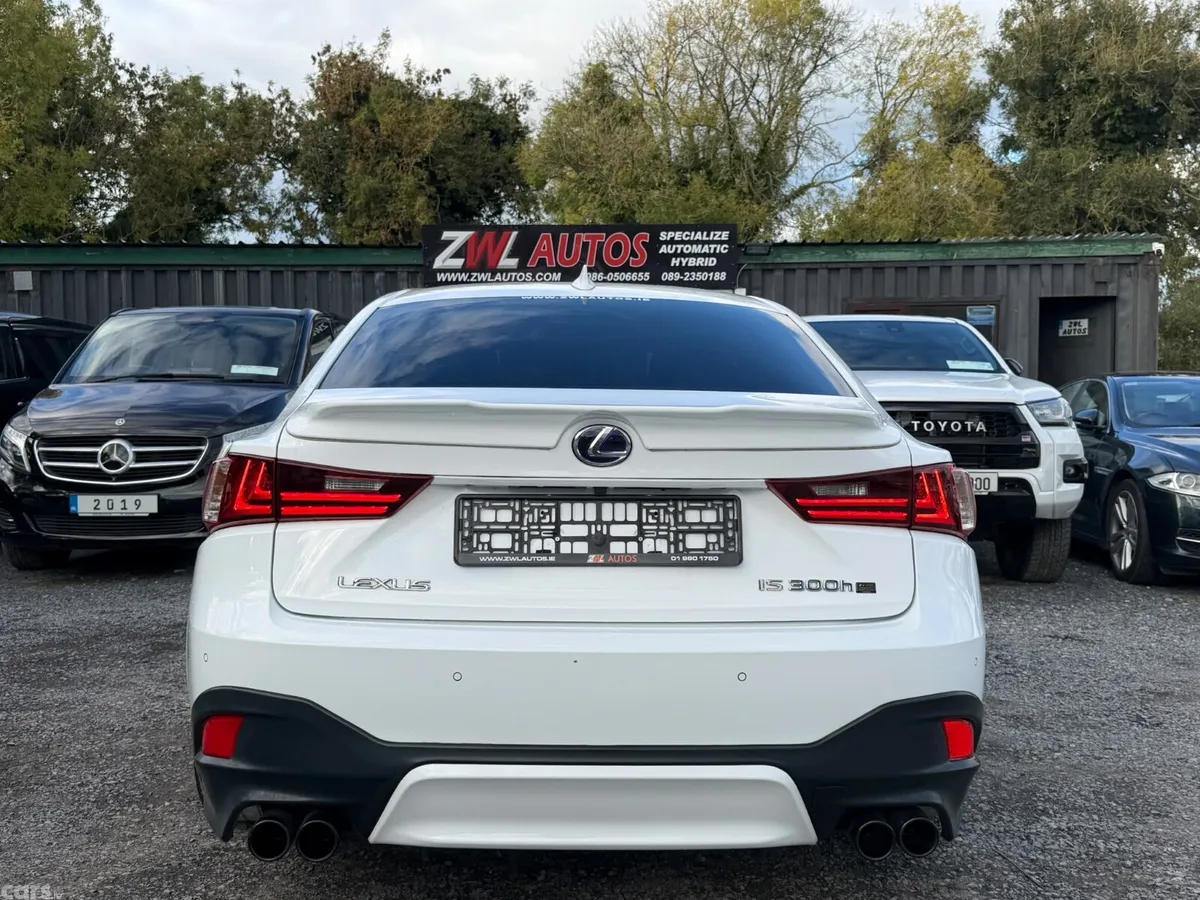 Lexus IS Saloon, Petrol Hybrid, 2016, White