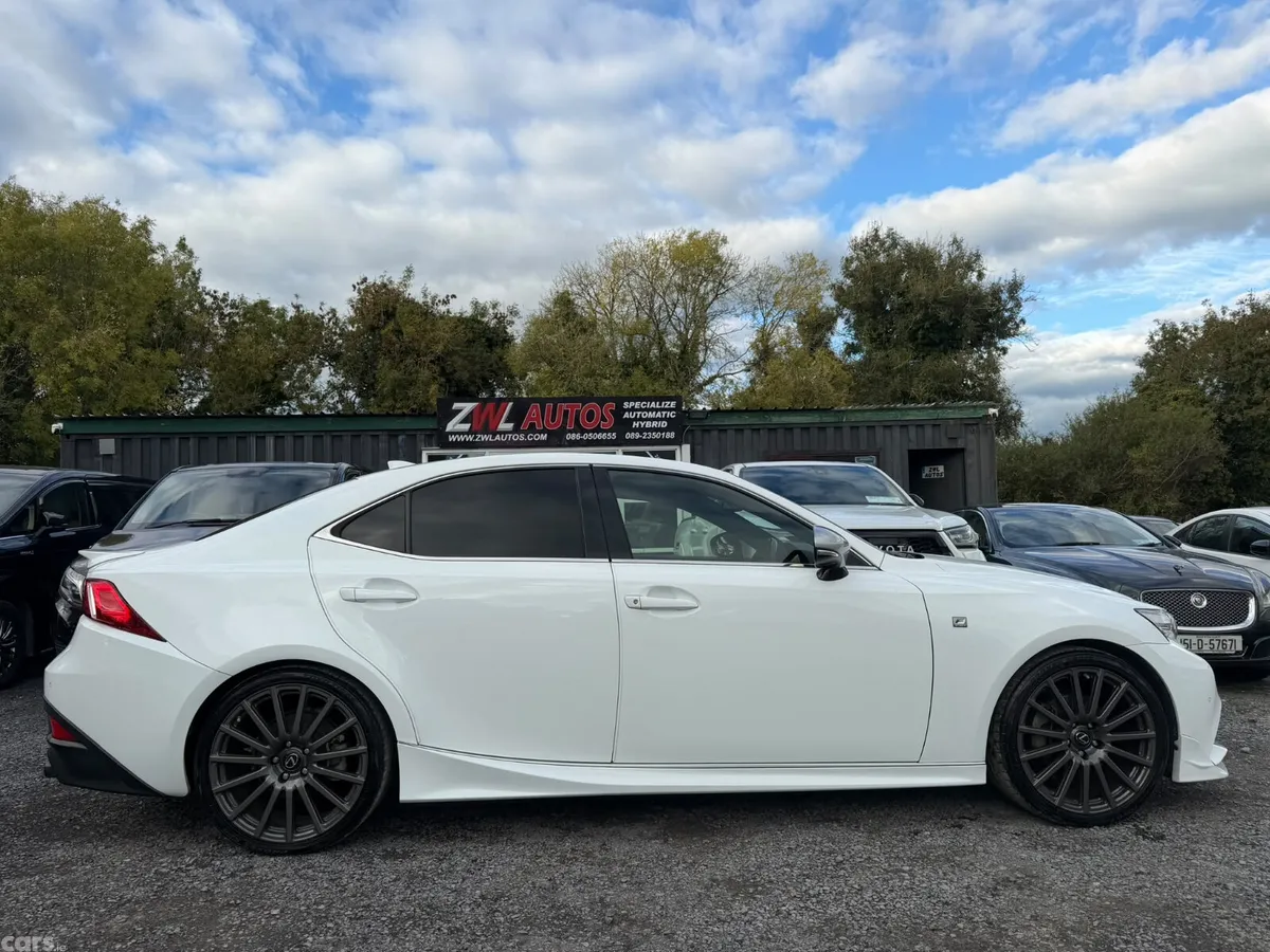Lexus IS Saloon, Petrol Hybrid, 2016, White
