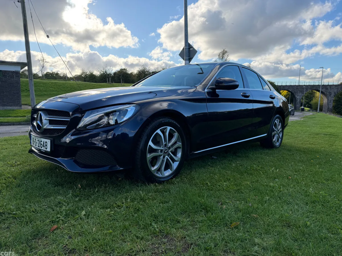 Mercedes-Benz C-Class Saloon, Petrol, 2018, Blue