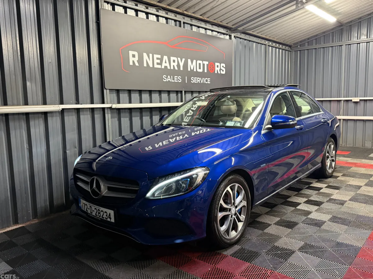 Mercedes-Benz C-Class Saloon, Diesel, 2017, Blue