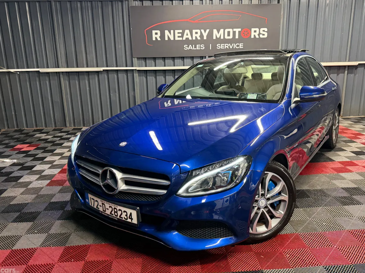 Mercedes-Benz C-Class Saloon, Diesel, 2017, Blue