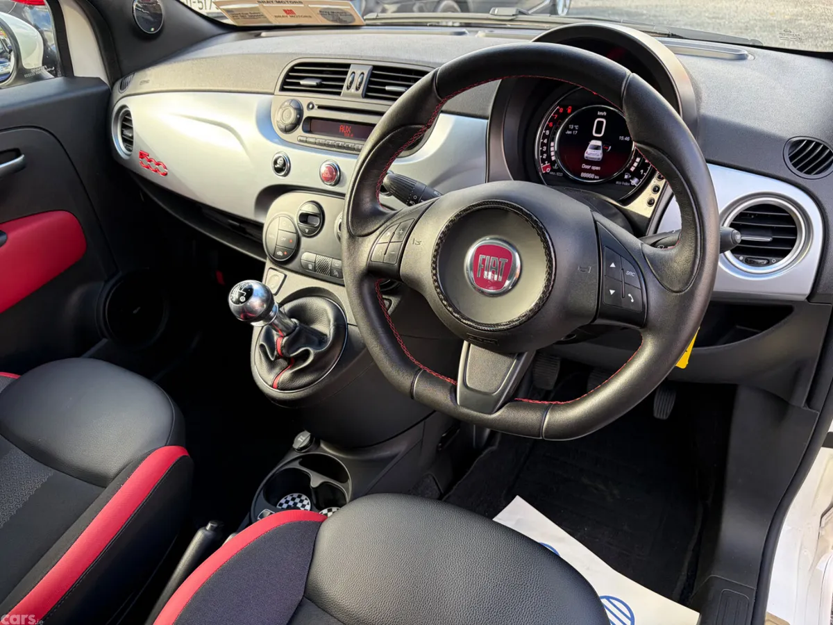 Fiat 500 Hatchback, Petrol, 2015, White