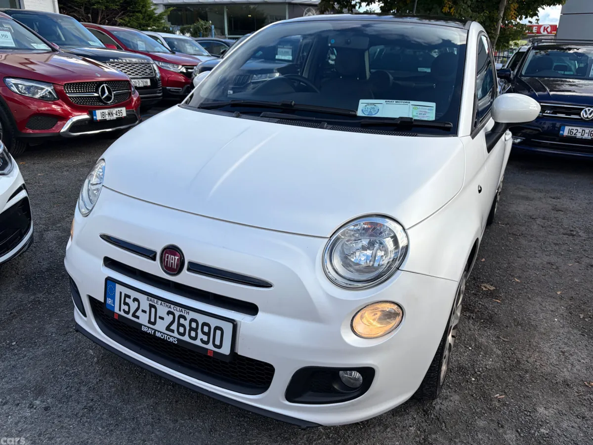 Fiat 500 Hatchback, Petrol, 2015, White