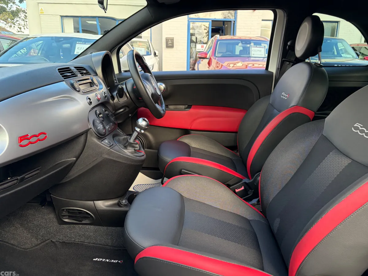 Fiat 500 Hatchback, Petrol, 2015, White