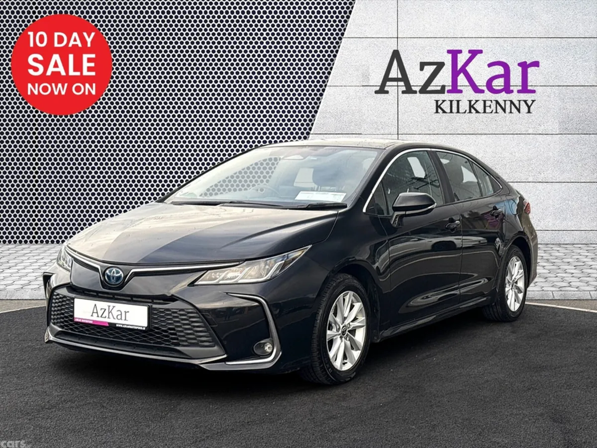 Toyota Corolla Saloon, Petrol Hybrid, 2023, Black