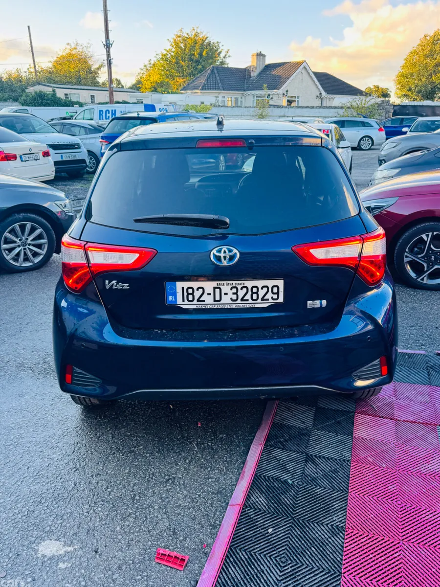 Toyota Vitz Hatchback, Petrol Hybrid, 2018, Blue