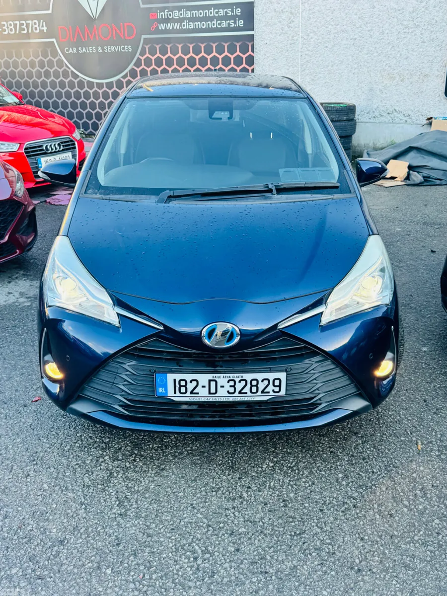 Toyota Vitz Hatchback, Petrol Hybrid, 2018, Blue