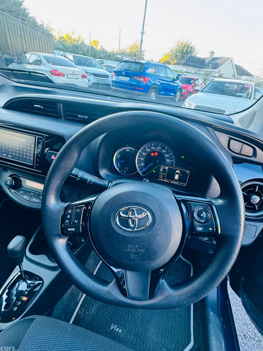 Toyota Vitz Hatchback, Petrol Hybrid, 2018, Blue