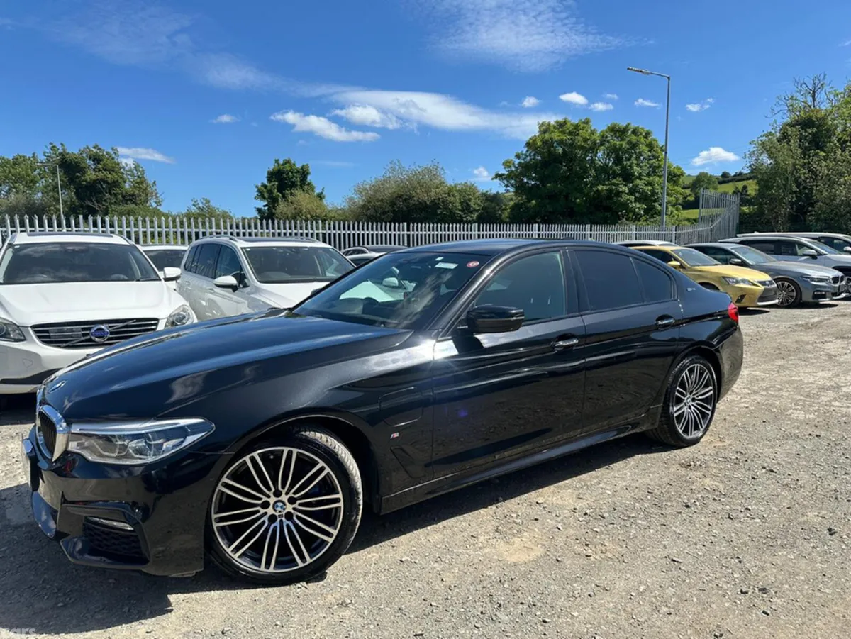 BMW 5-Series Saloon, Petrol Plug-in Hybrid, 2018, Black
