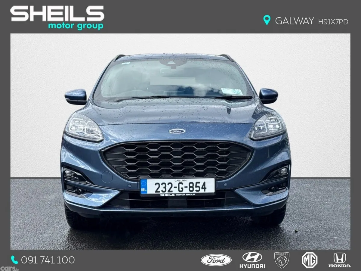 Ford Kuga SUV, Petrol Plug-in Hybrid, 2023, Blue