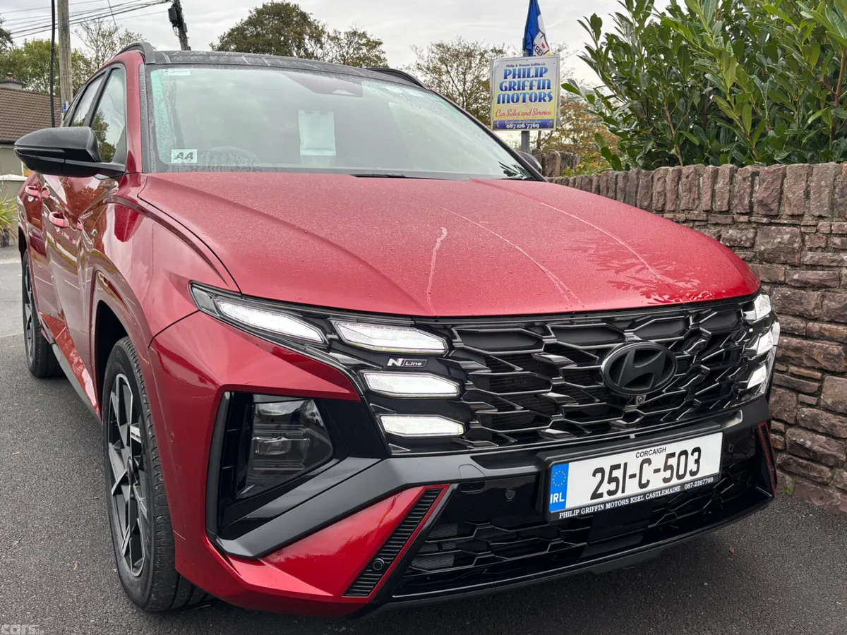 Hyundai Tucson SUV, Petrol Plug-in Hybrid, 2025, Red