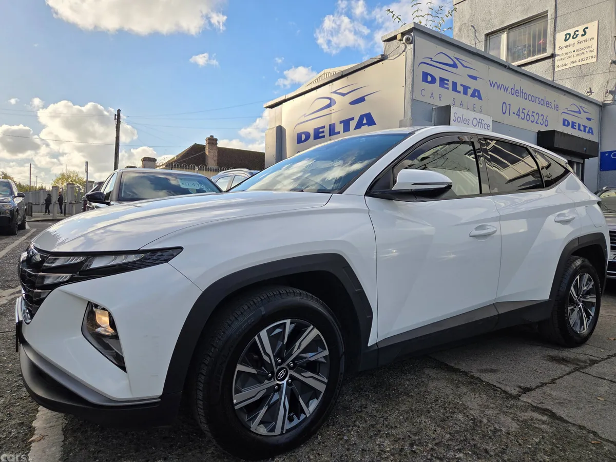 Hyundai Tucson SUV, Petrol Hybrid, 2021, White