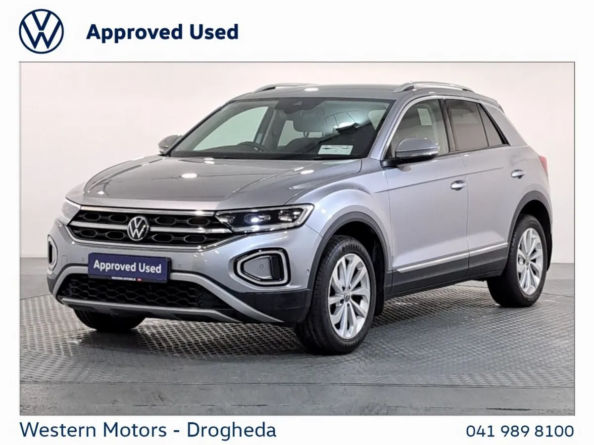 Volkswagen T-Roc SUV, Petrol, 2023, Silver