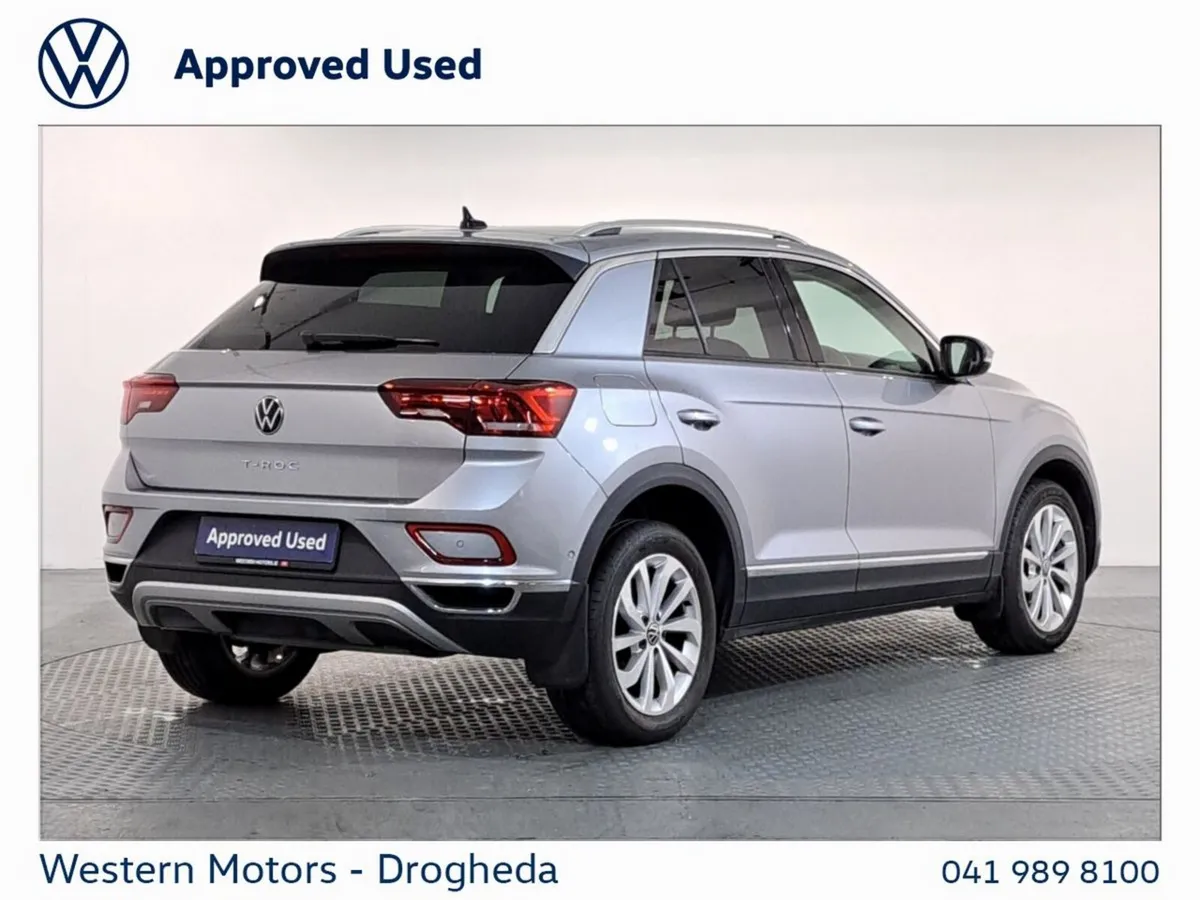 Volkswagen T-Roc SUV, Petrol, 2023, Silver
