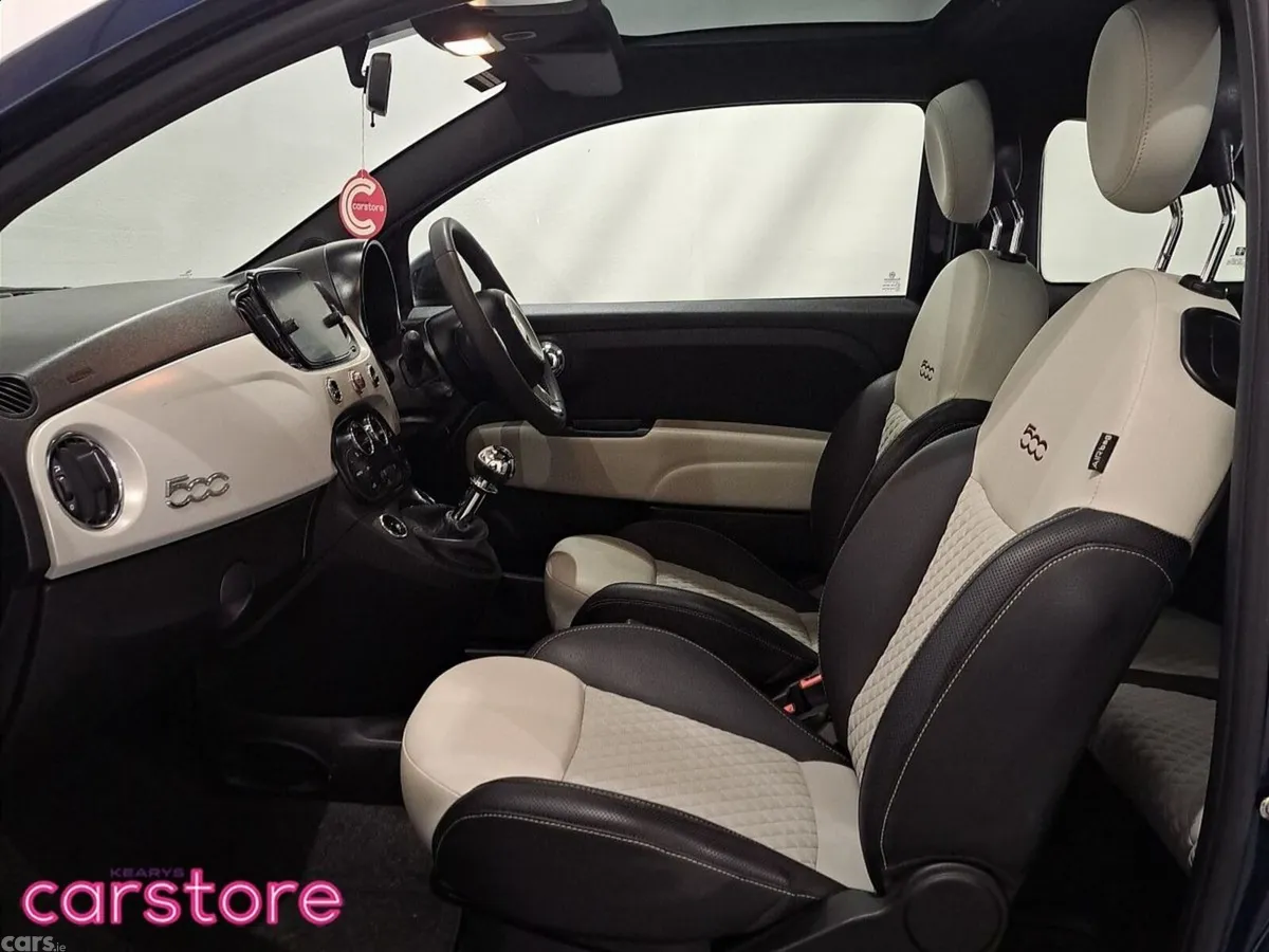 Fiat 500 Hatchback, Petrol, 2020, Blue