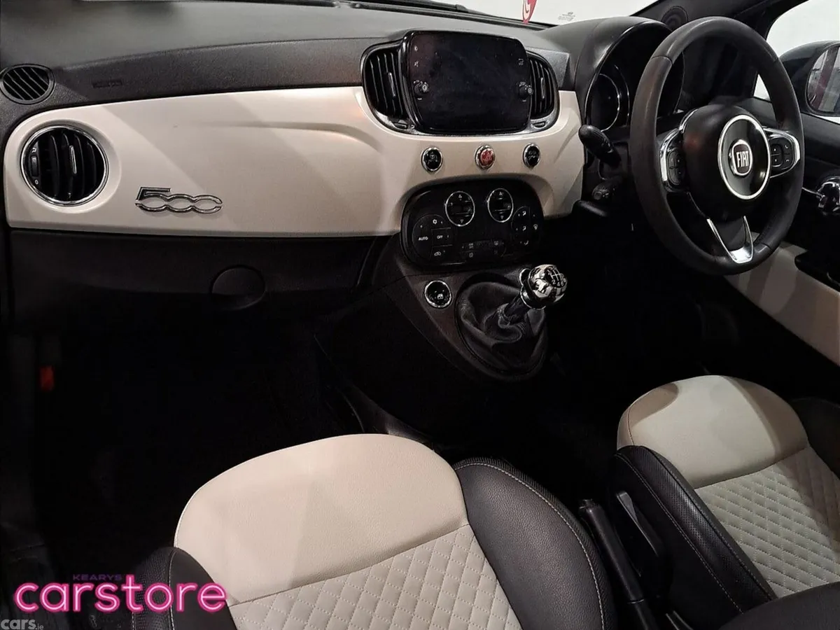 Fiat 500 Hatchback, Petrol, 2020, Blue