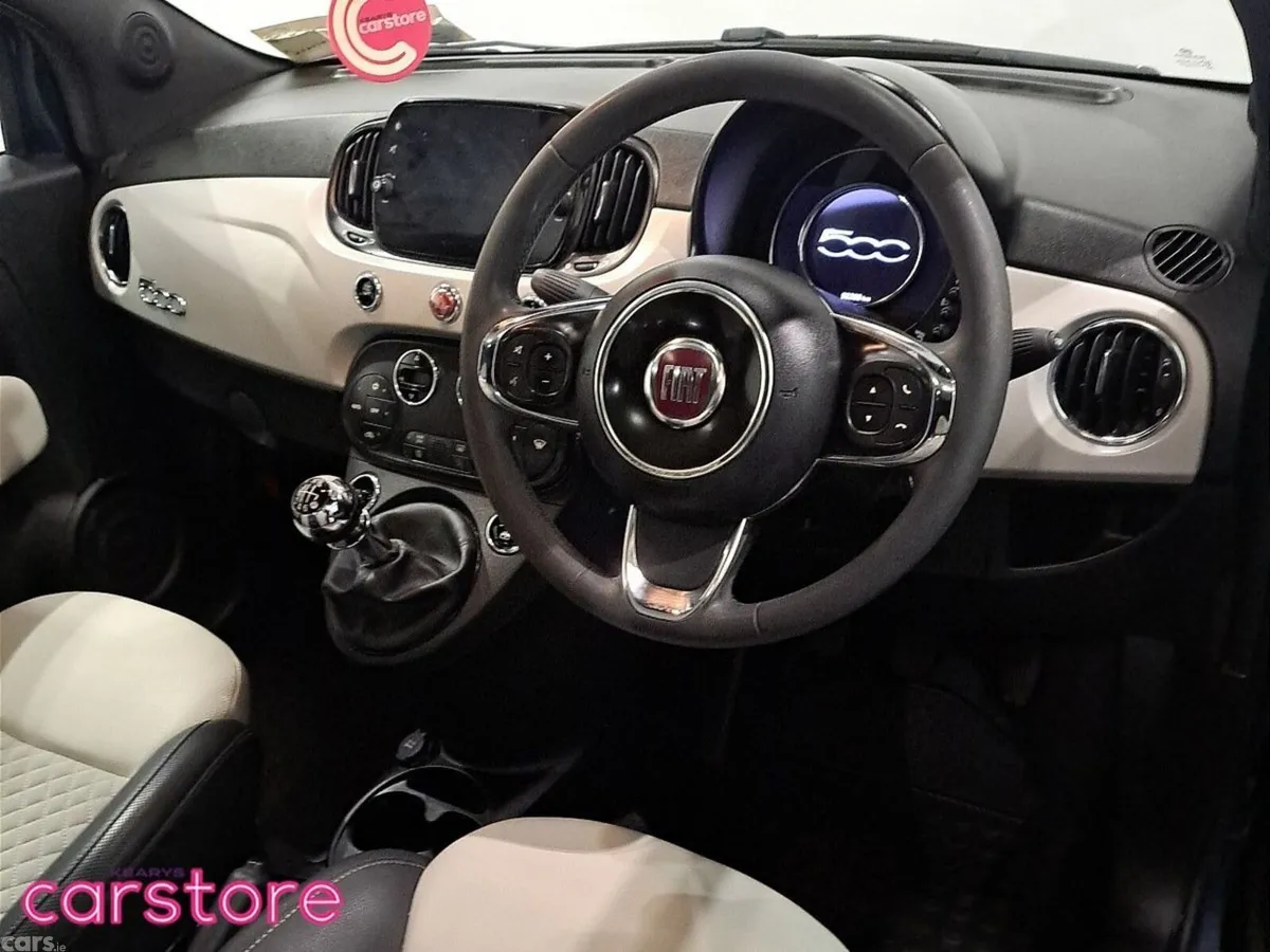 Fiat 500 Hatchback, Petrol, 2020, Blue