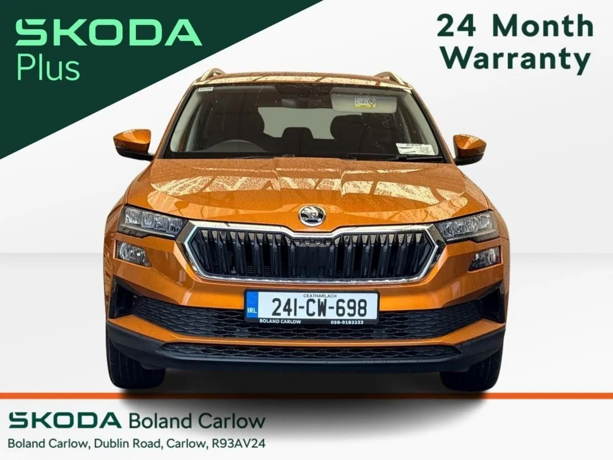 Skoda Karoq SUV, Petrol, 2024, Orange
