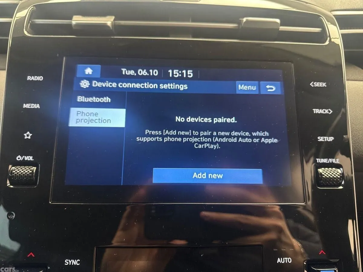 Hyundai Tucson SUV, Petrol Hybrid, 2021, Blue