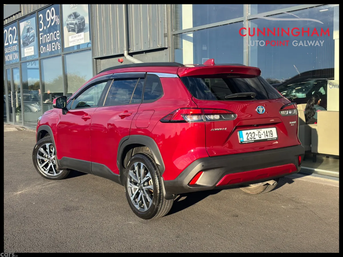 Toyota Corolla Cross SUV, Petrol Hybrid, 2023, Red