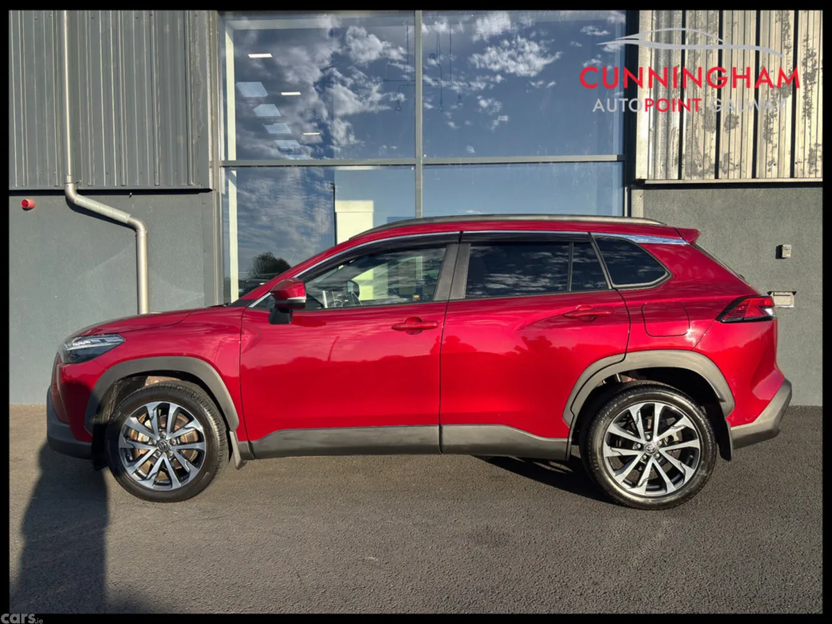 Toyota Corolla Cross SUV, Petrol Hybrid, 2023, Red