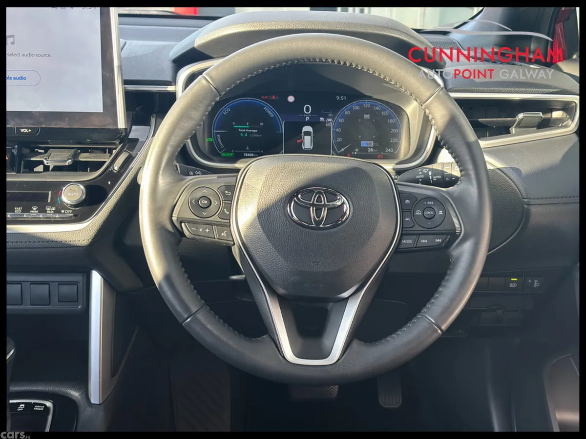 Toyota Corolla Cross SUV, Petrol Hybrid, 2023, Red