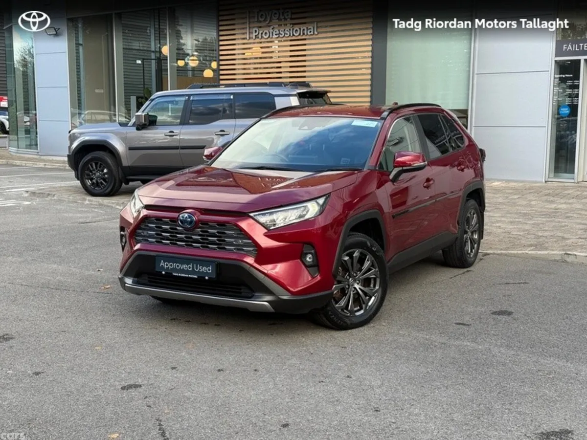 Toyota RAV4 SUV, Petrol Hybrid, 2022, Red