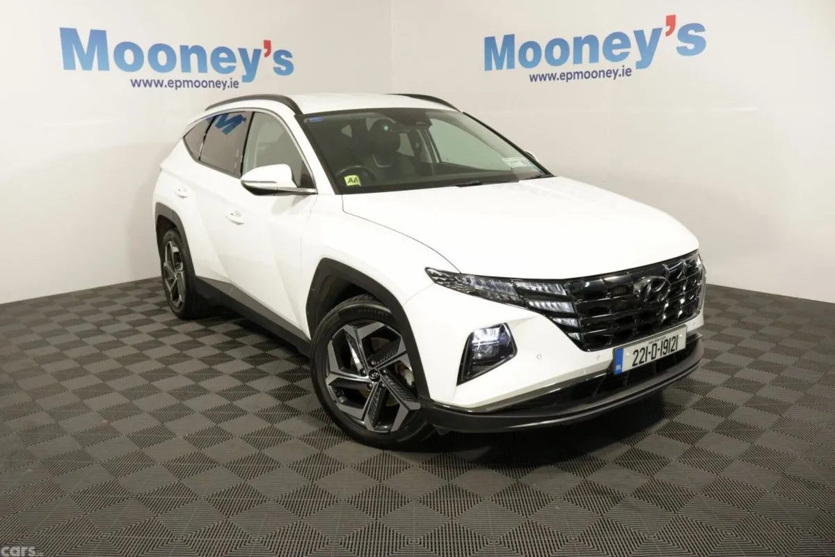 Hyundai Tucson SUV, Petrol Hybrid, 2022, White