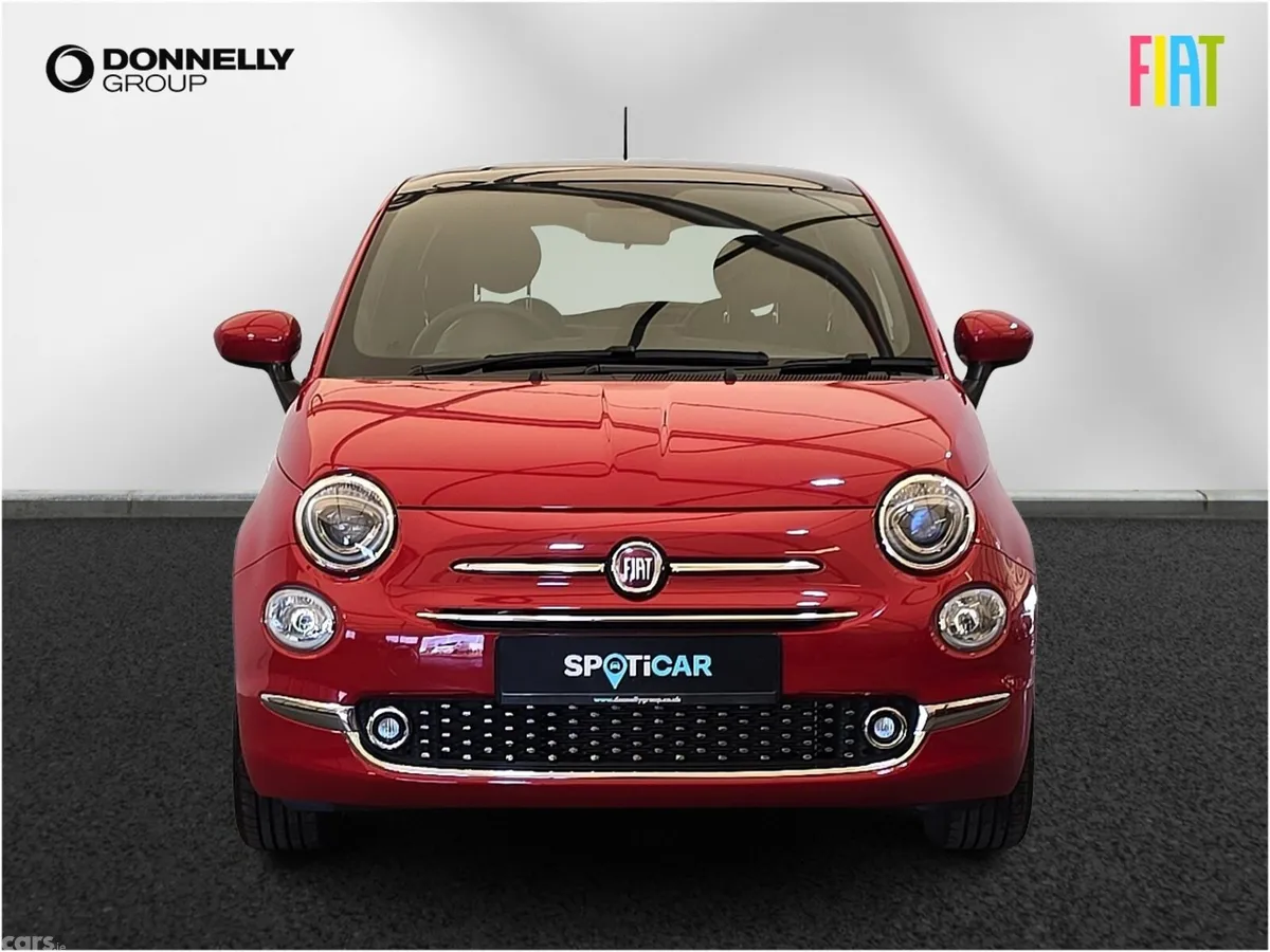 Fiat 500 Hatchback, Petrol, 2024, Red