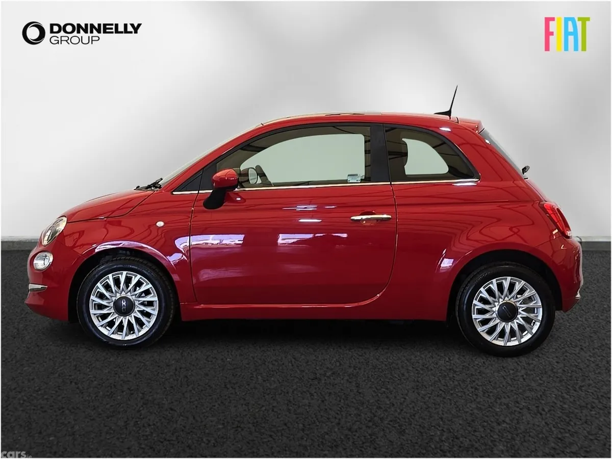 Fiat 500 Hatchback, Petrol, 2024, Red