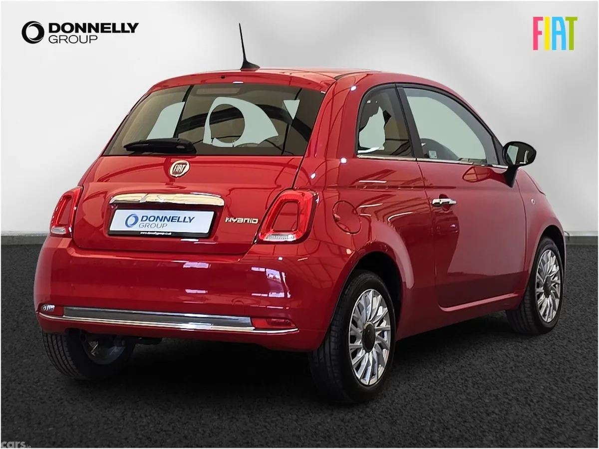 Fiat 500 Hatchback, Petrol, 2024, Red