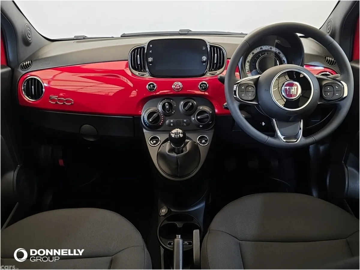 Fiat 500 Hatchback, Petrol, 2024, Red