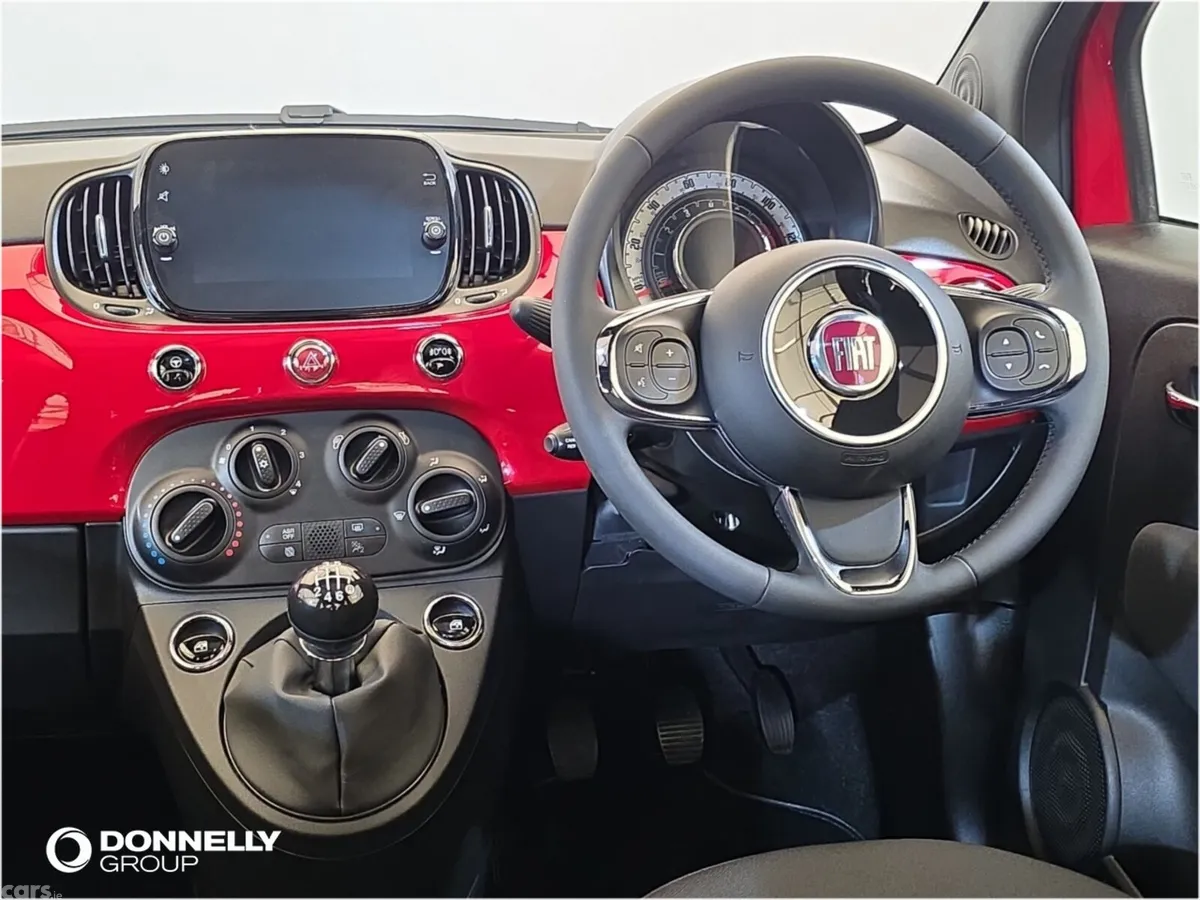 Fiat 500 Hatchback, Petrol, 2024, Red