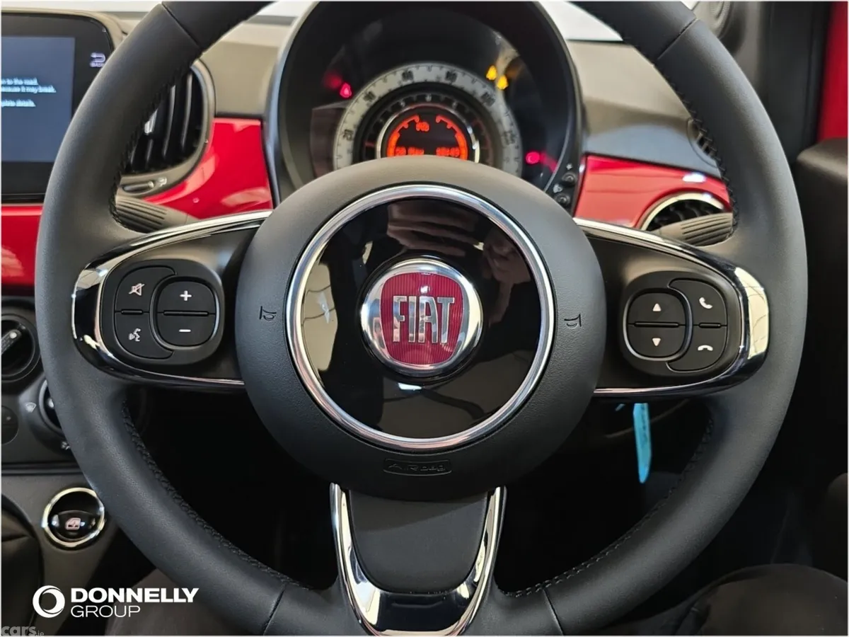 Fiat 500 Hatchback, Petrol, 2024, Red