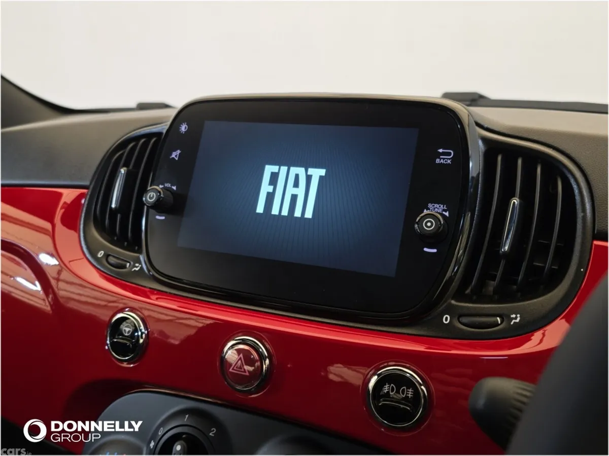 Fiat 500 Hatchback, Petrol, 2024, Red