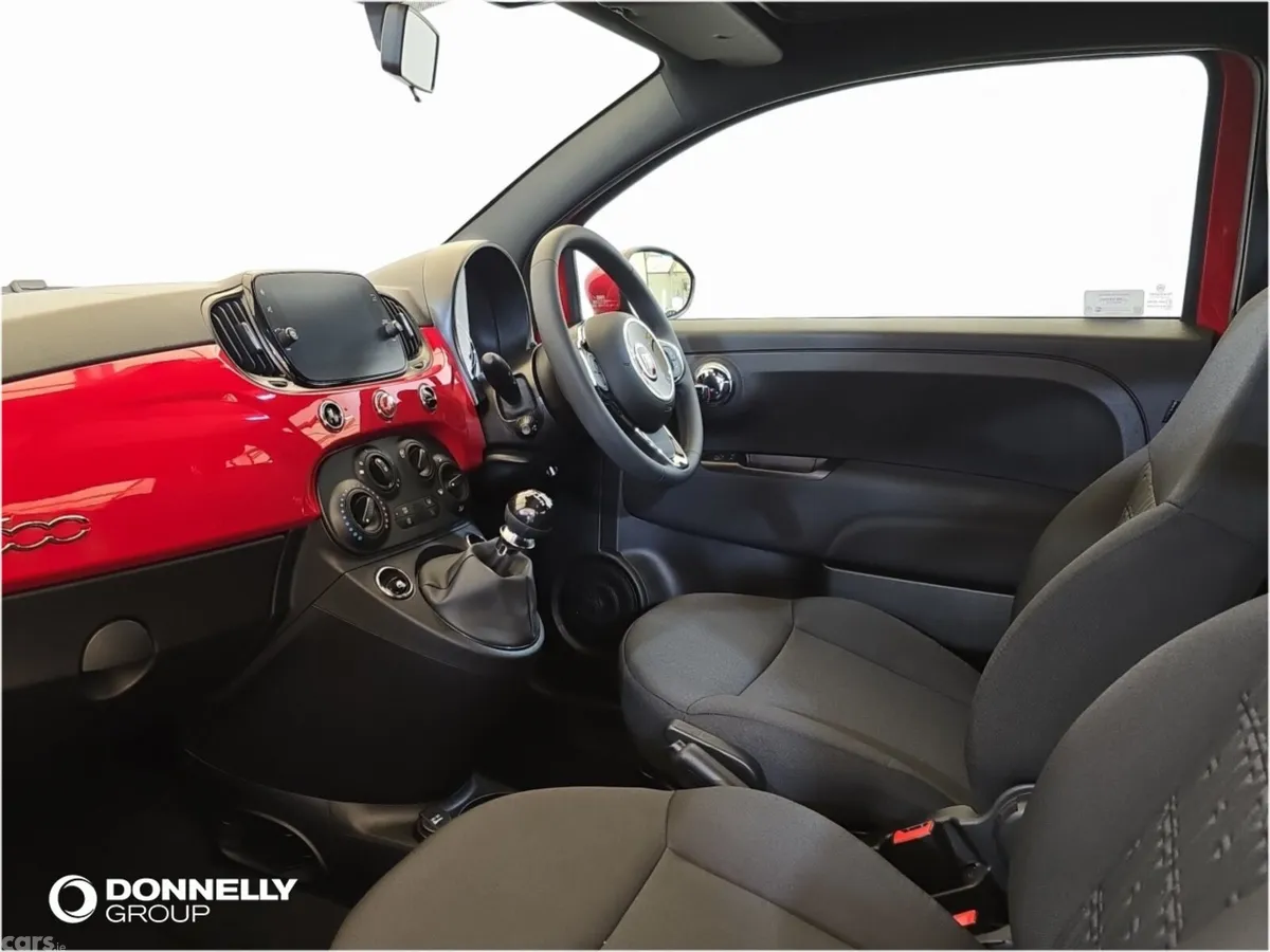 Fiat 500 Hatchback, Petrol, 2024, Red