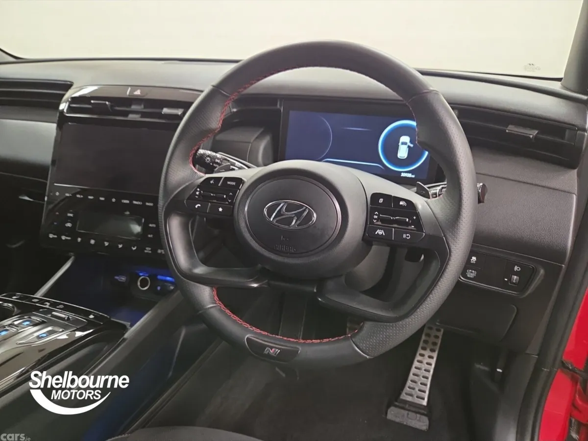 Hyundai Tucson SUV, Petrol Hybrid, 2023, Red