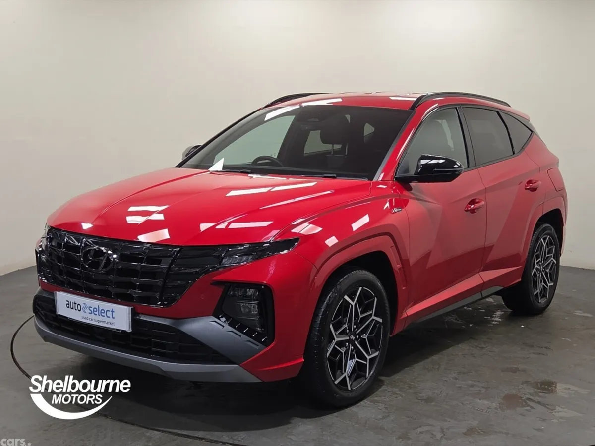 Hyundai Tucson SUV, Petrol Hybrid, 2023, Red