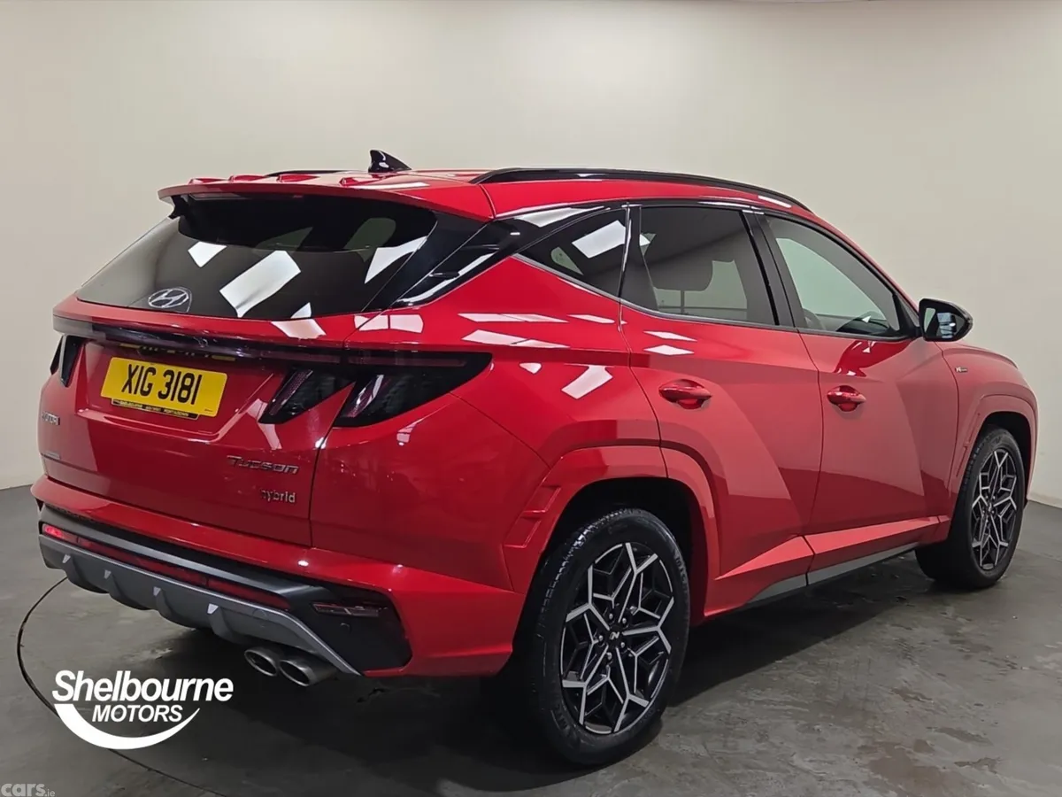 Hyundai Tucson SUV, Petrol Hybrid, 2023, Red