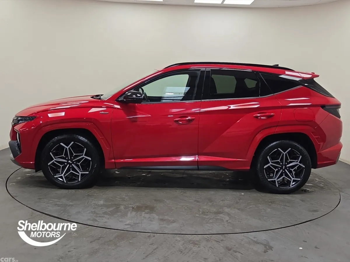 Hyundai Tucson SUV, Petrol Hybrid, 2023, Red