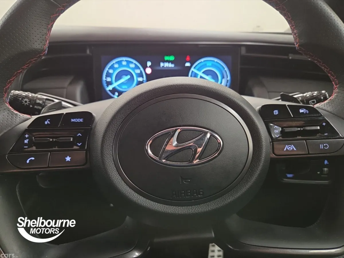 Hyundai Tucson SUV, Petrol Hybrid, 2023, Red