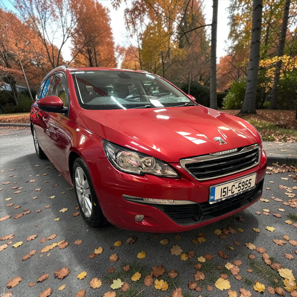 Peugeot 308 Estate, Diesel, 2015, Red