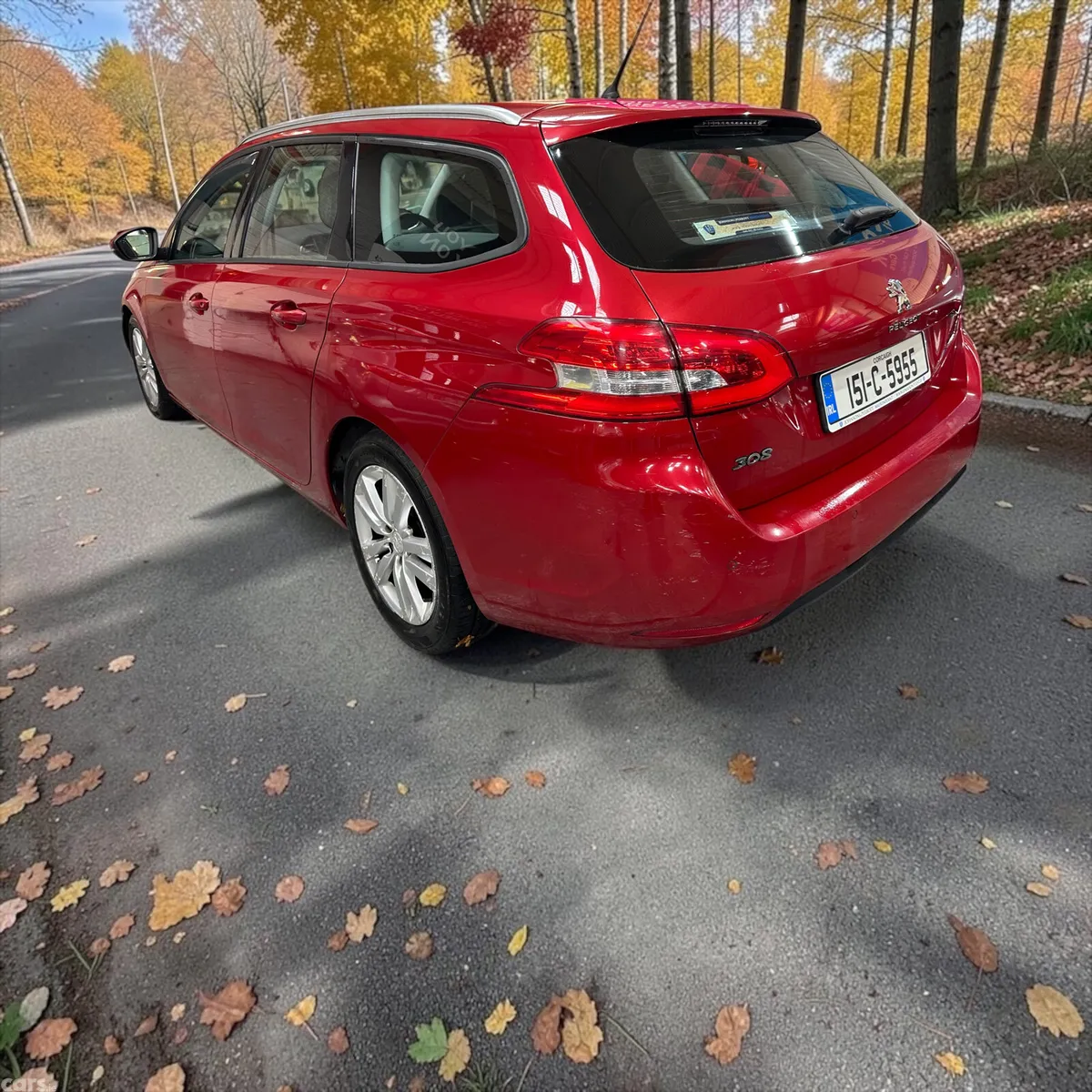 Peugeot 308 Estate, Diesel, 2015, Red