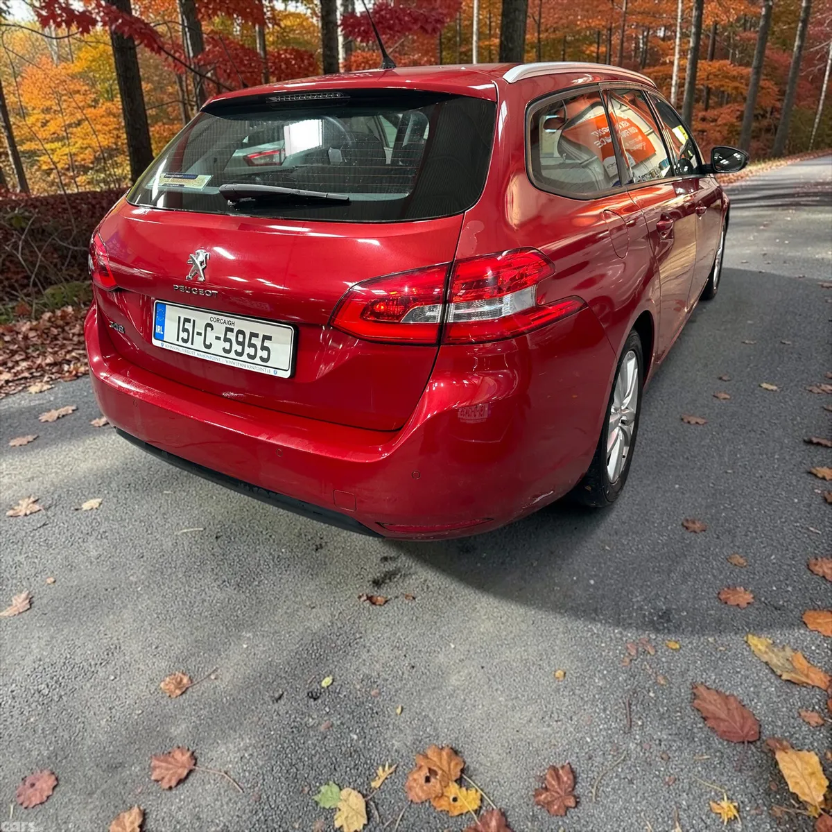 Peugeot 308 Estate, Diesel, 2015, Red
