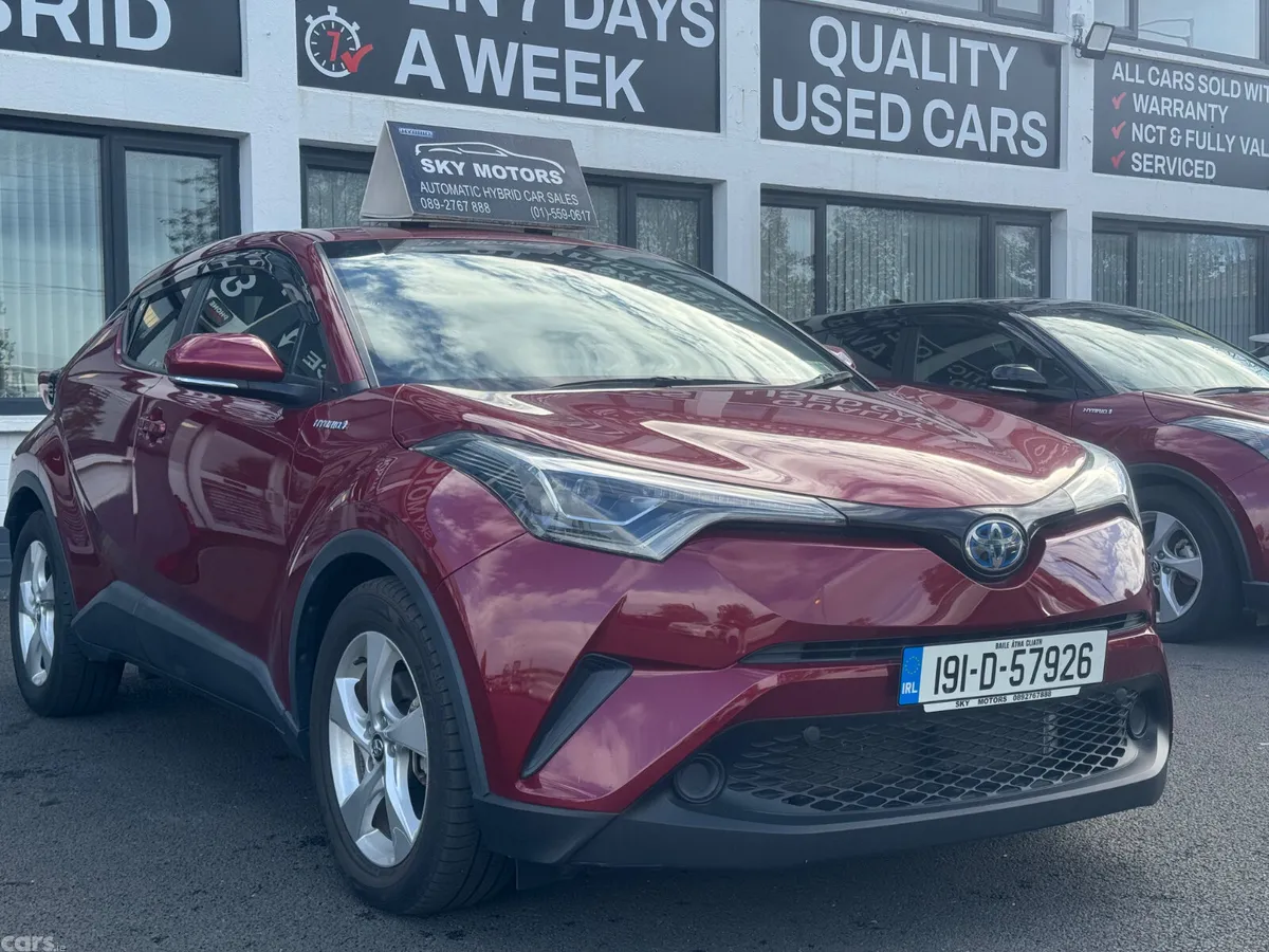 Toyota C-HR Hatchback, Petrol Hybrid, 2019, Red