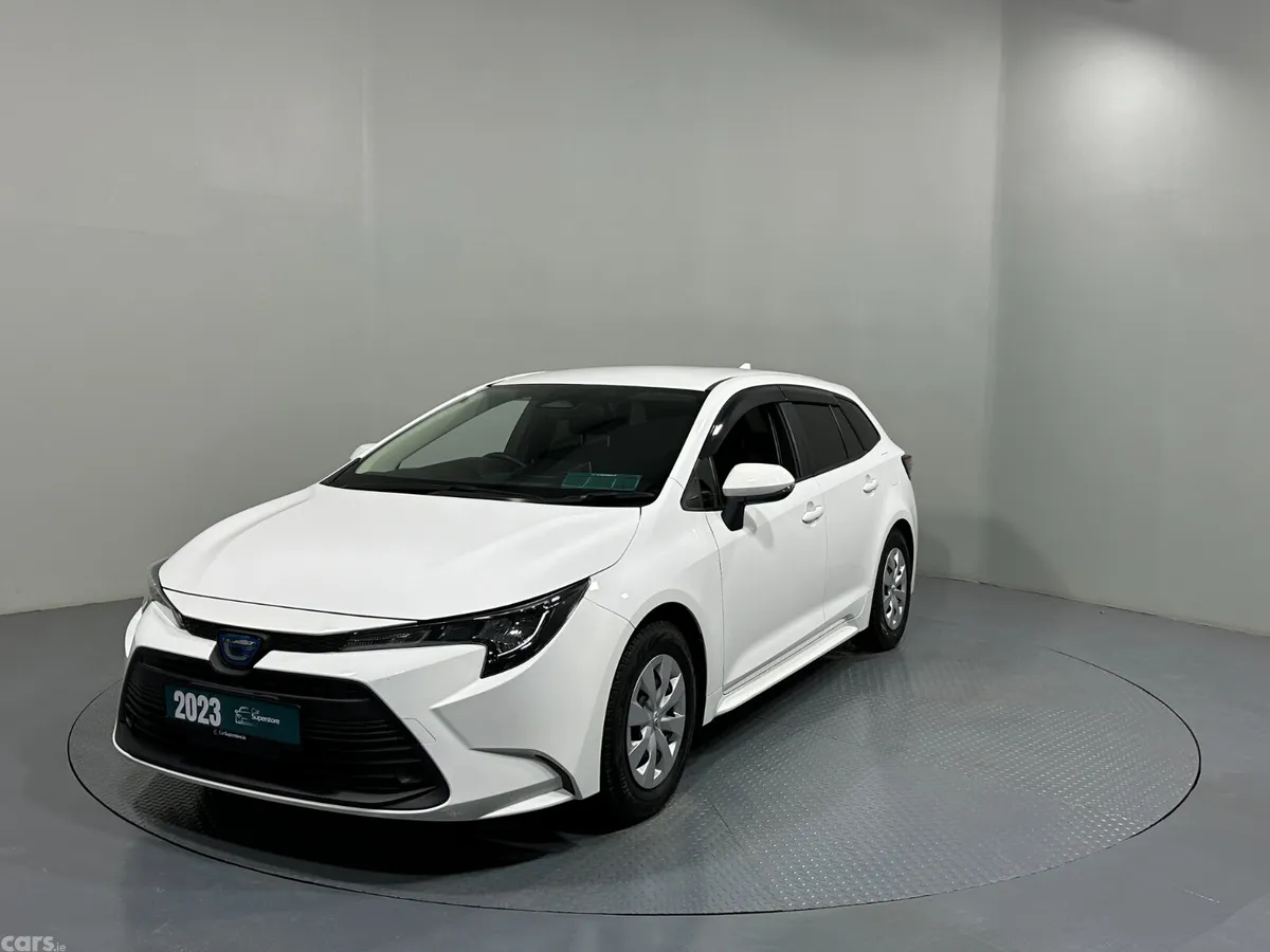 Toyota Corolla Estate, Petrol Hybrid, 2023, White