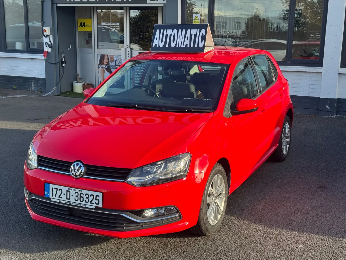 Volkswagen Polo Hatchback, Petrol, 2017, Red